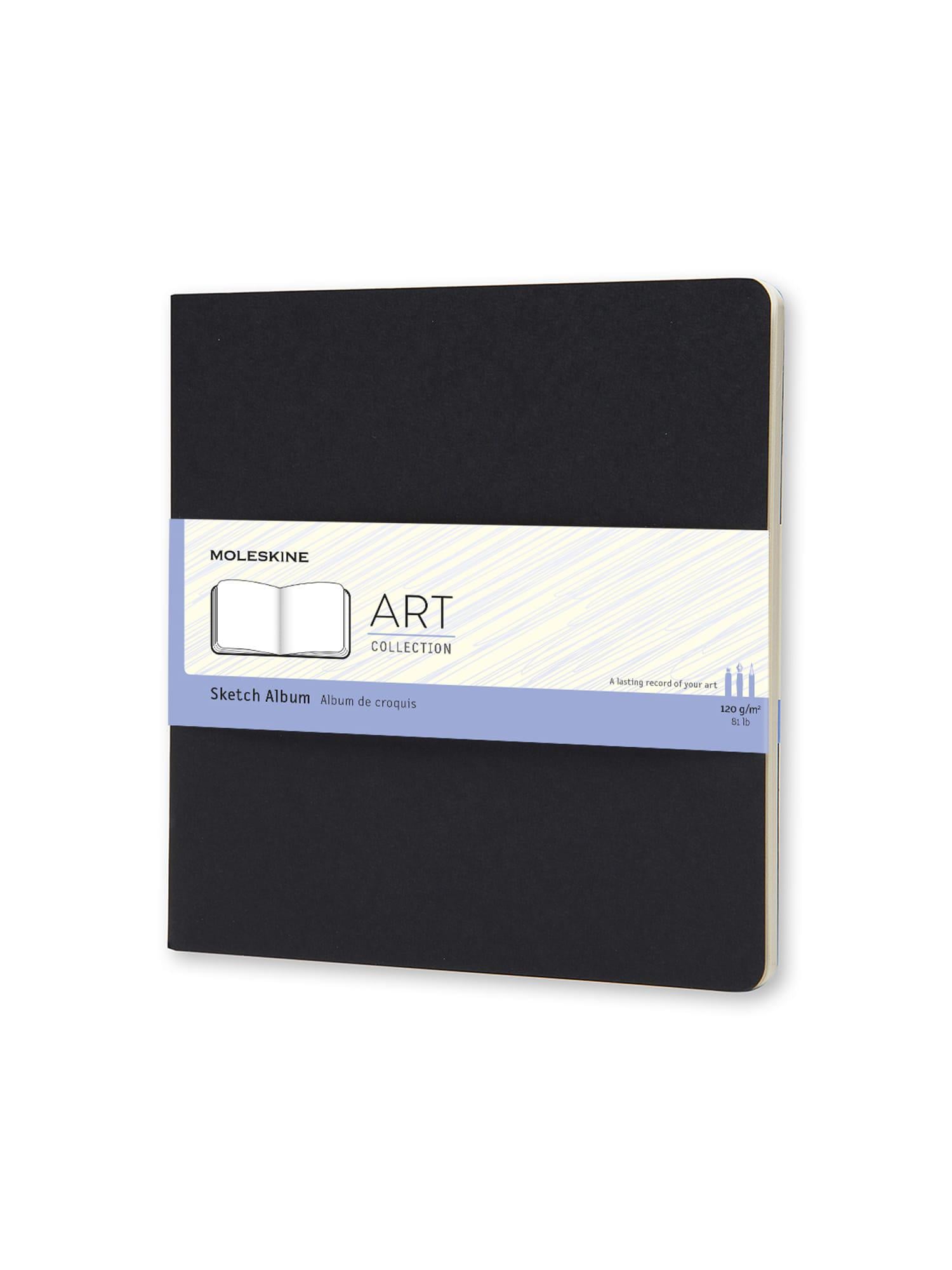 Записник Moleskine Art Cahier квадратний для нарисів Чорний (ARTSKA5)