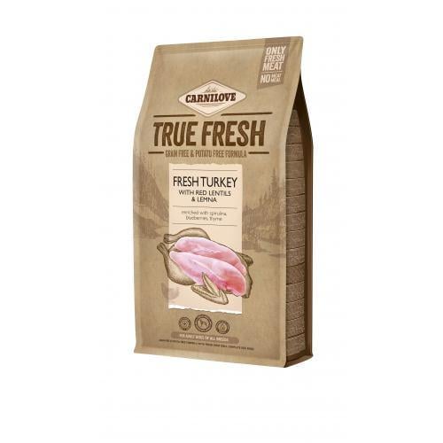 Корм сухий Carnilove True Fresh для дорослих собак всіх порід з індичкою 4 кг