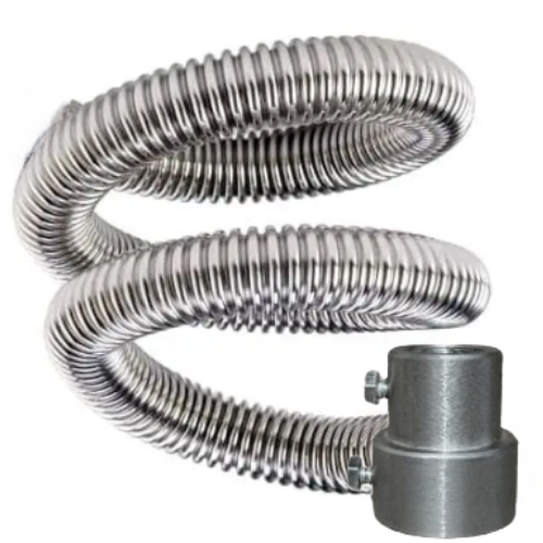 Гофротруба для генератора система отвода газа с переходником Ø 20 1,5 м