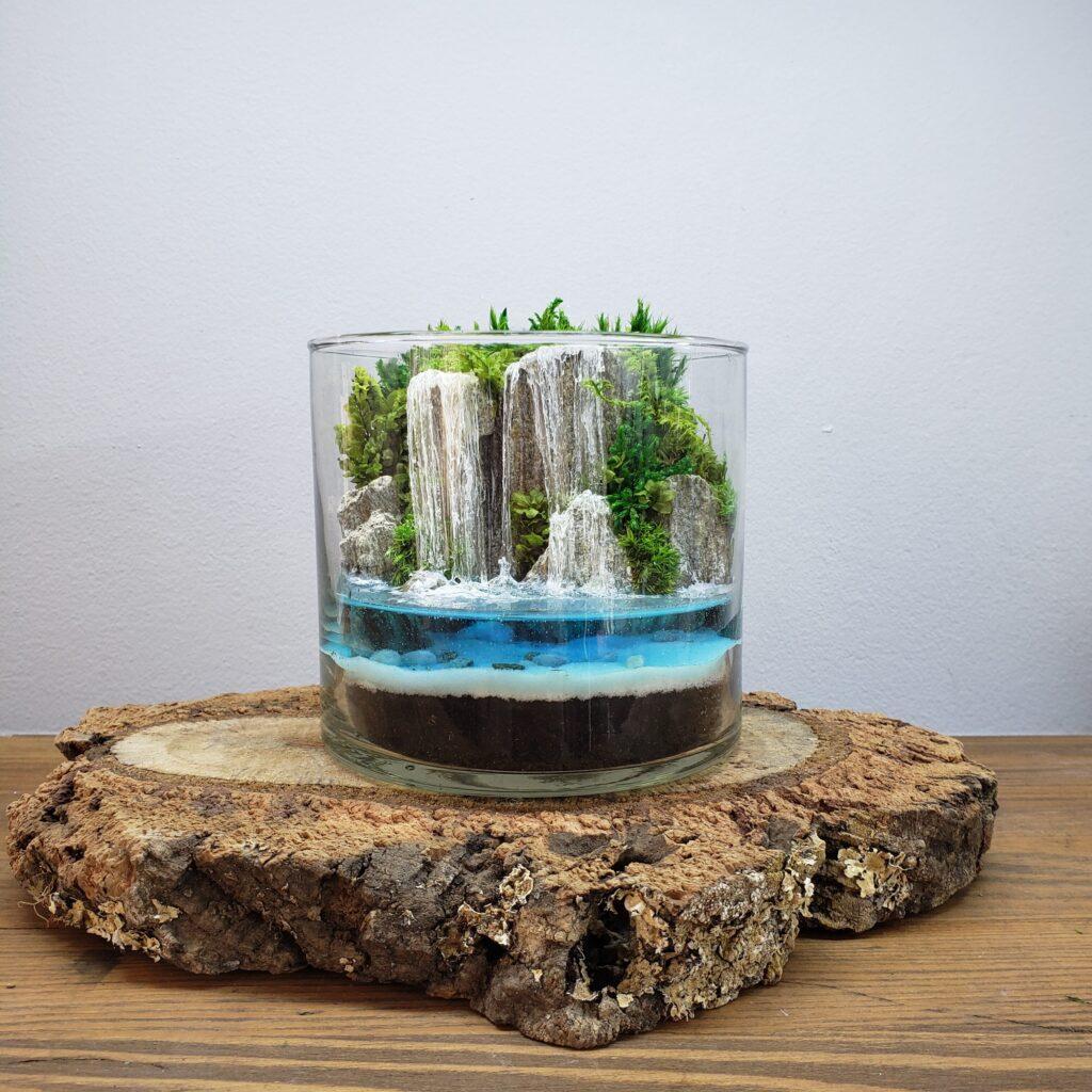 Флорариум горы и водопад Лагуна 12 см