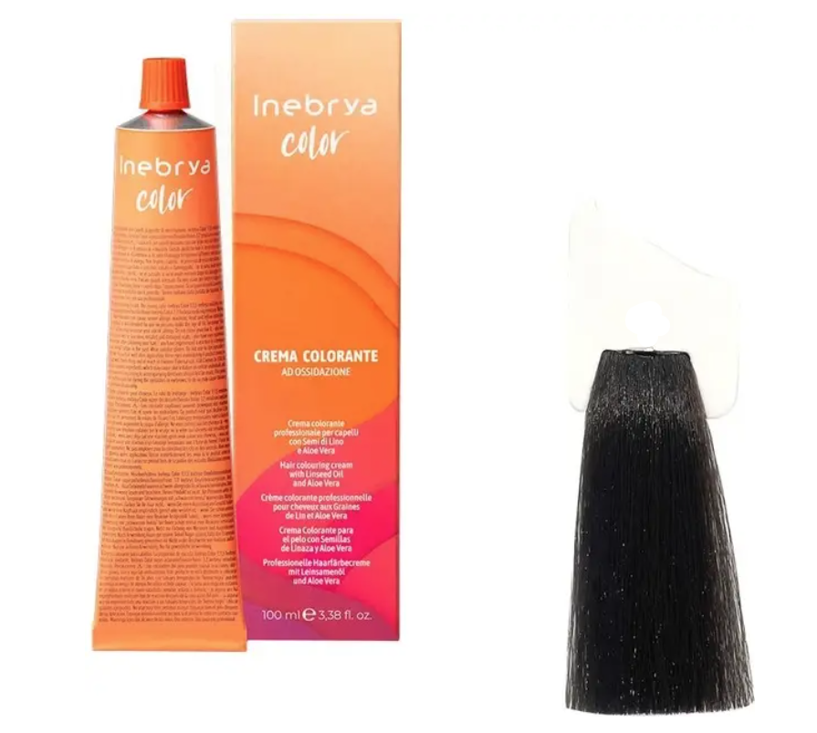 Крем-краска для волос INEBRYA Color с содержанием аммиака 100 мл 4 Чистый каштан Крем-краска для волос INEBRYA Color с содержанием аммиака 100 мл 4 Чистый каштан