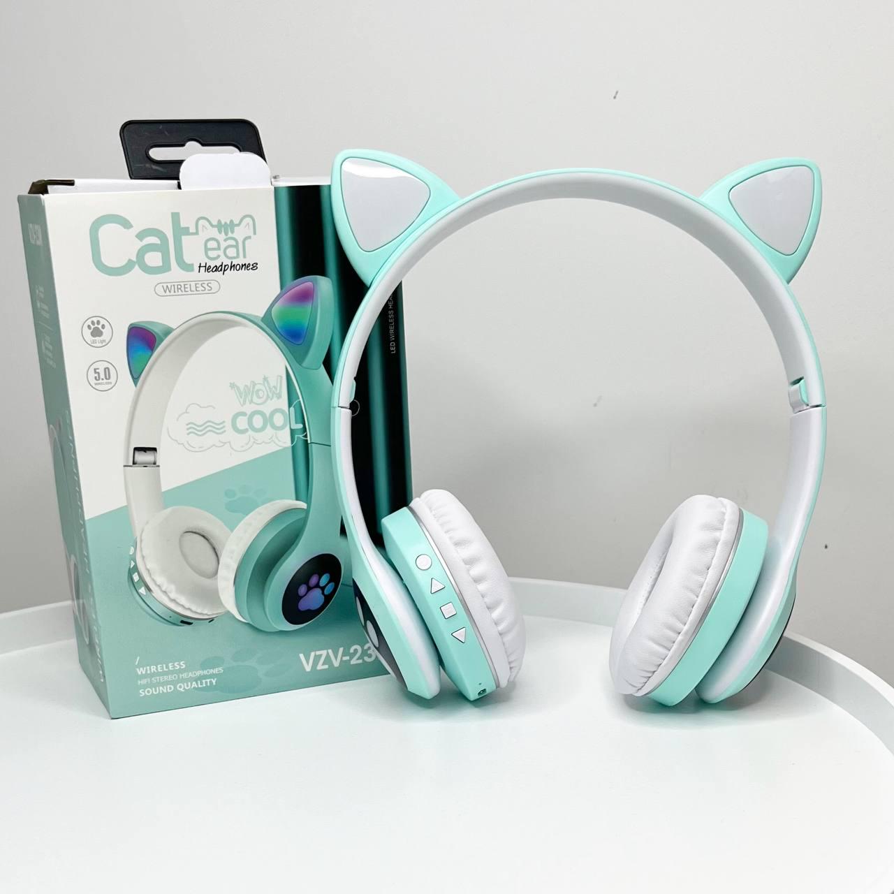 ᐉ Наушники беспроводные CAT EAR Headphones VZV23M Bluetooth Бирюзовый