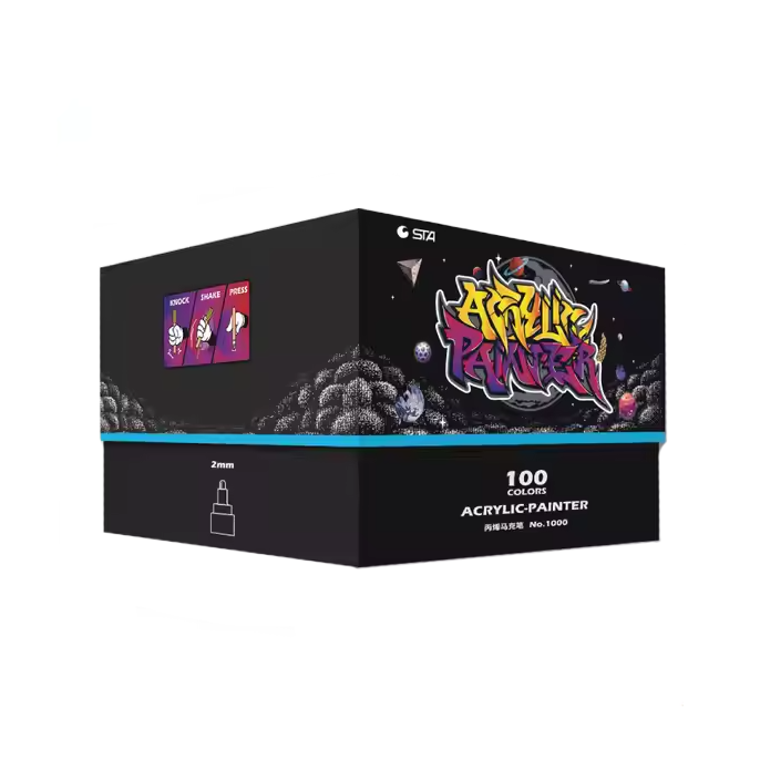 Маркери акрилові STA універсальні 100 кольорів (2431436998) - фото 10 Маркери акрилові STA універсальні 100 кольорів (2431436998) - фото 10