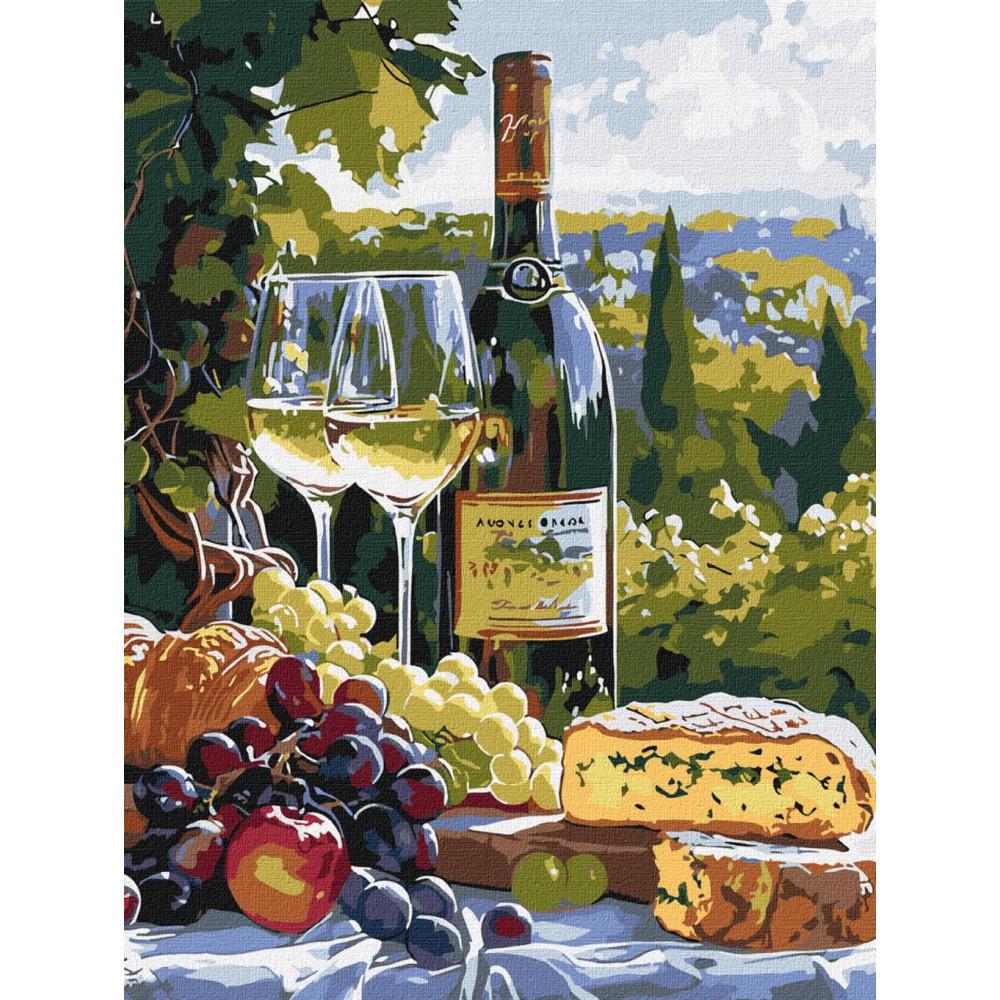 Картина по номерам Ideyka Вкус шардоне KHO5708 холст на подрамнике 30x40 см (2483318124)