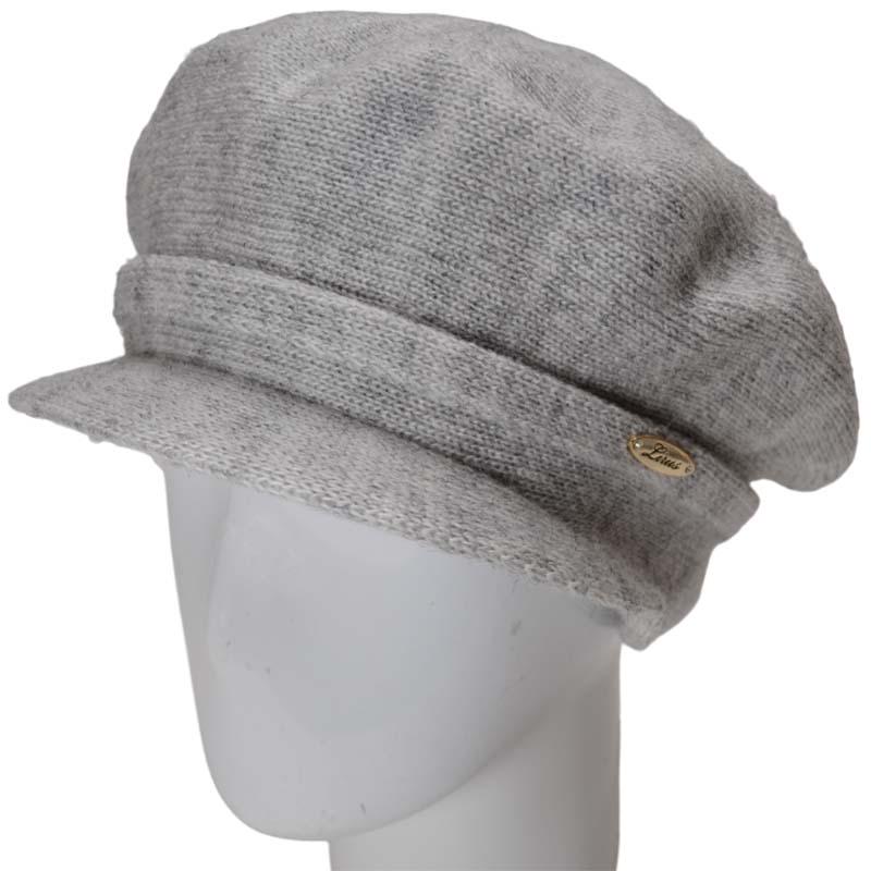 Шапка женская зимняя Lirus Дороти с козырьком шерстяная на флисовой подкладке One size Светло-серый (131739) - фото 1 Шапка женская зимняя Lirus Дороти с козырьком шерстяная на флисовой подкладке One size Светло-серый (131739) - фото 1