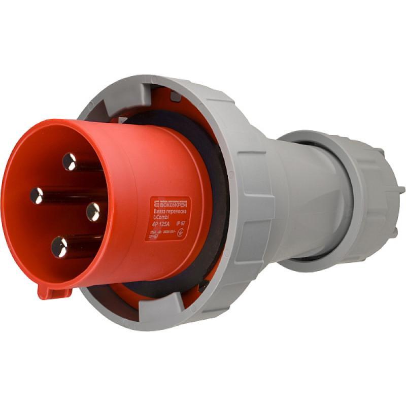 Вилка переносная АСКО-УКРЕМ полиамид серии UCombi 4P 125А IP 67 (A0080010111)