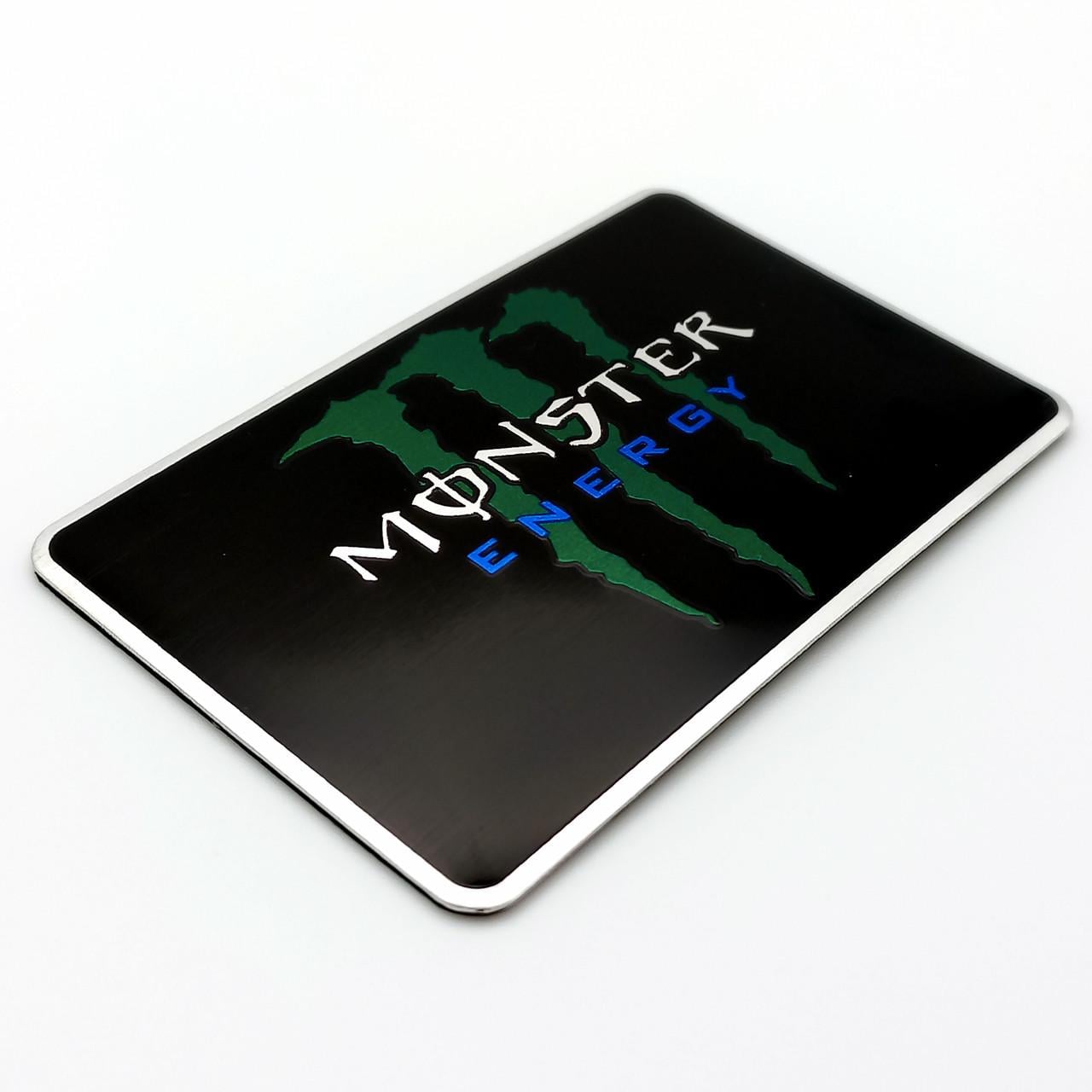 Эмблема алюминиевая Monster Energy 8х5 см. (2905262819)