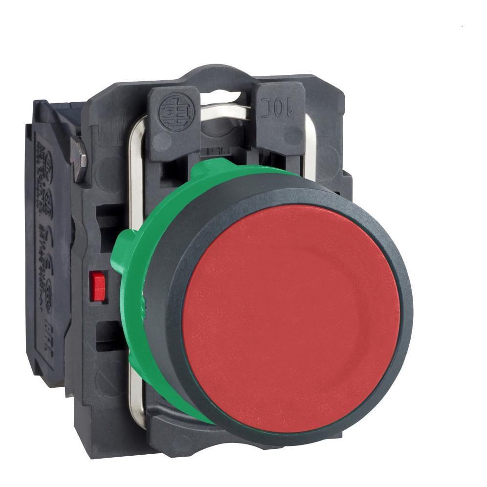 Кнопка керування Schneider Electric Harmony XB5 1NC 22 мм Червоний (XB5AA42)