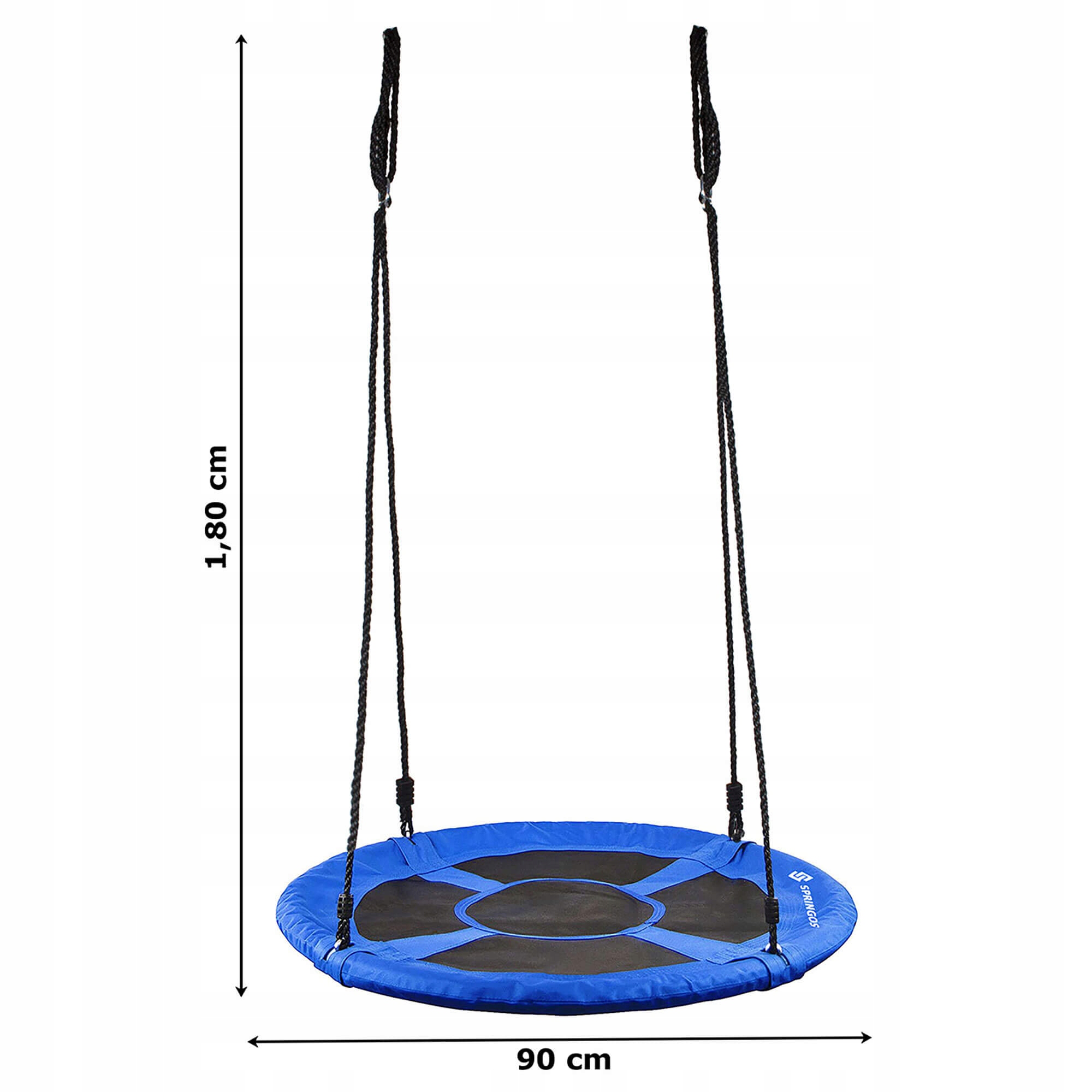Качели-гнездо круглые Springos 90 см (NS008) - фото 9