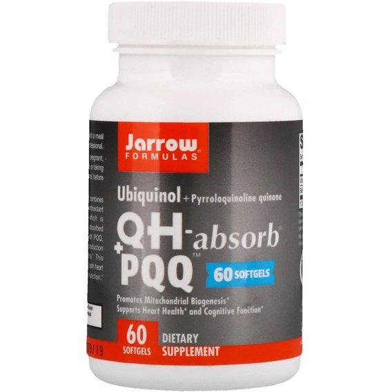 Антиоксидант Jarrow Formulas Ubiquinol QH-Absorb + PQQ 60 Softgels