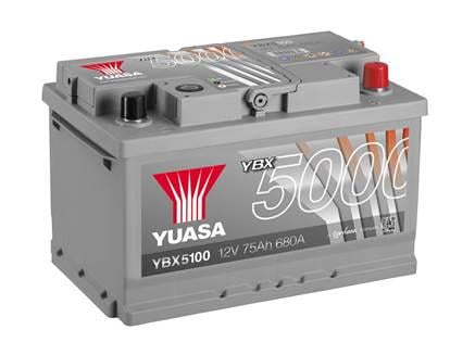 Акумулятор Yuasa YBX5100 12 V 75 Ah 710 A