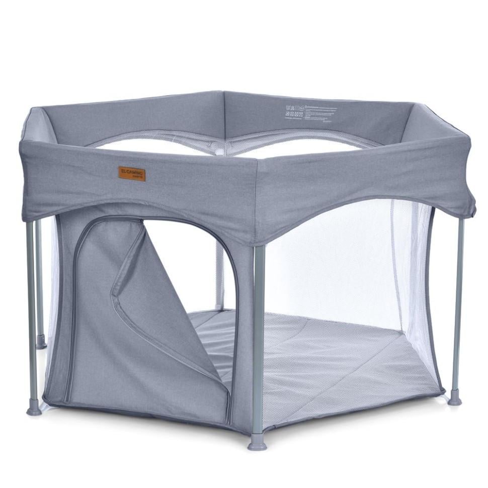 Манеж для дітей El Camino SWIFT 6 145х117х74 см Grey (ME 1195) Манеж для дітей El Camino SWIFT 6 145х117х74 см Grey (ME 1195)