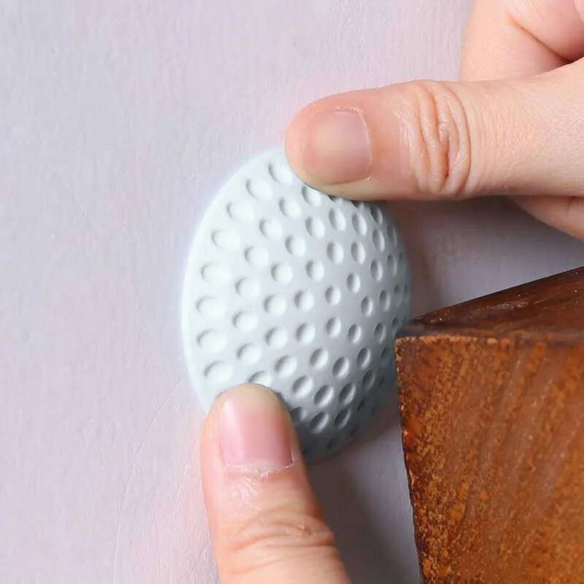 Стопоры для дверей TainStopper самоклеящиеся силиконовые 10 шт. Белый (2540) - фото 6