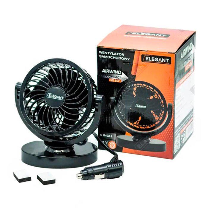 Вентилятор автомобільний Elegant Compact 4" 12V (EL 101549)