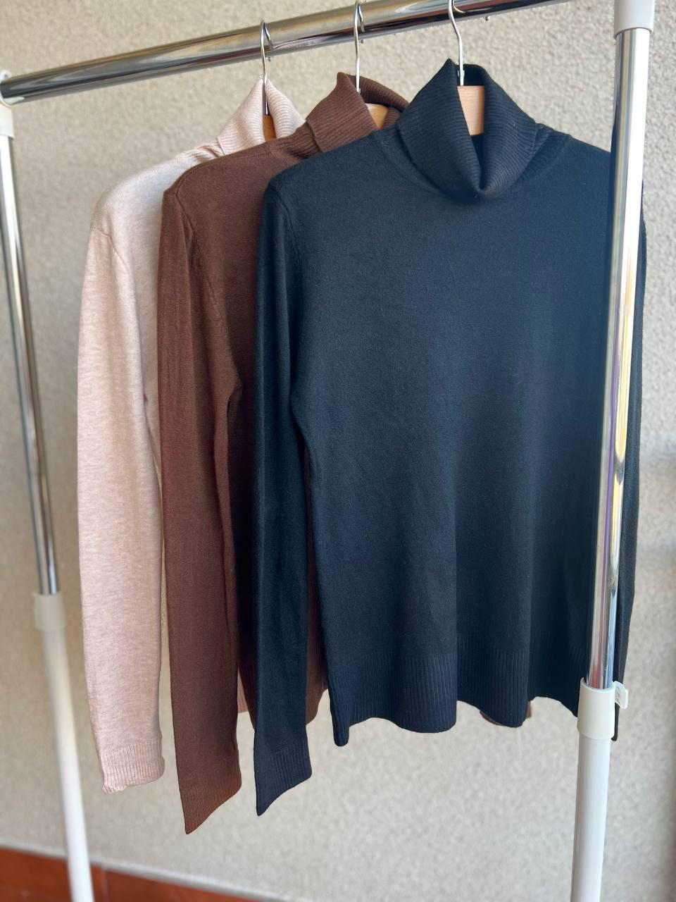 Гольф жіночий A-N 202 водолазка високе горло OS Бежевий (3028) - фото 8 Гольф жіночий A-N 202 водолазка високе горло OS Бежевий (3028) - фото 8