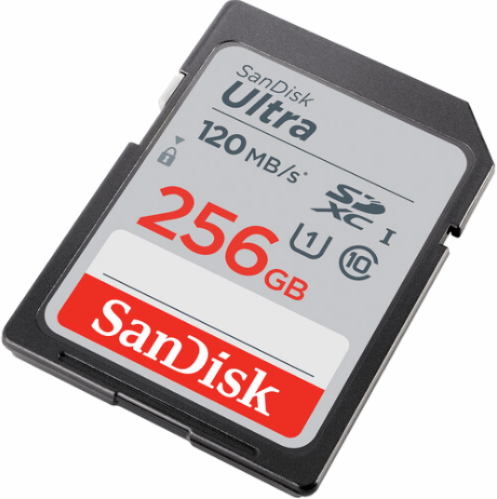 Карта памяти SanDisk Ultra SDXC Ultra 256 Gb Class 10 UHS-I до 120 МБ с SDSDUN4-256G-GN6IN (560527)