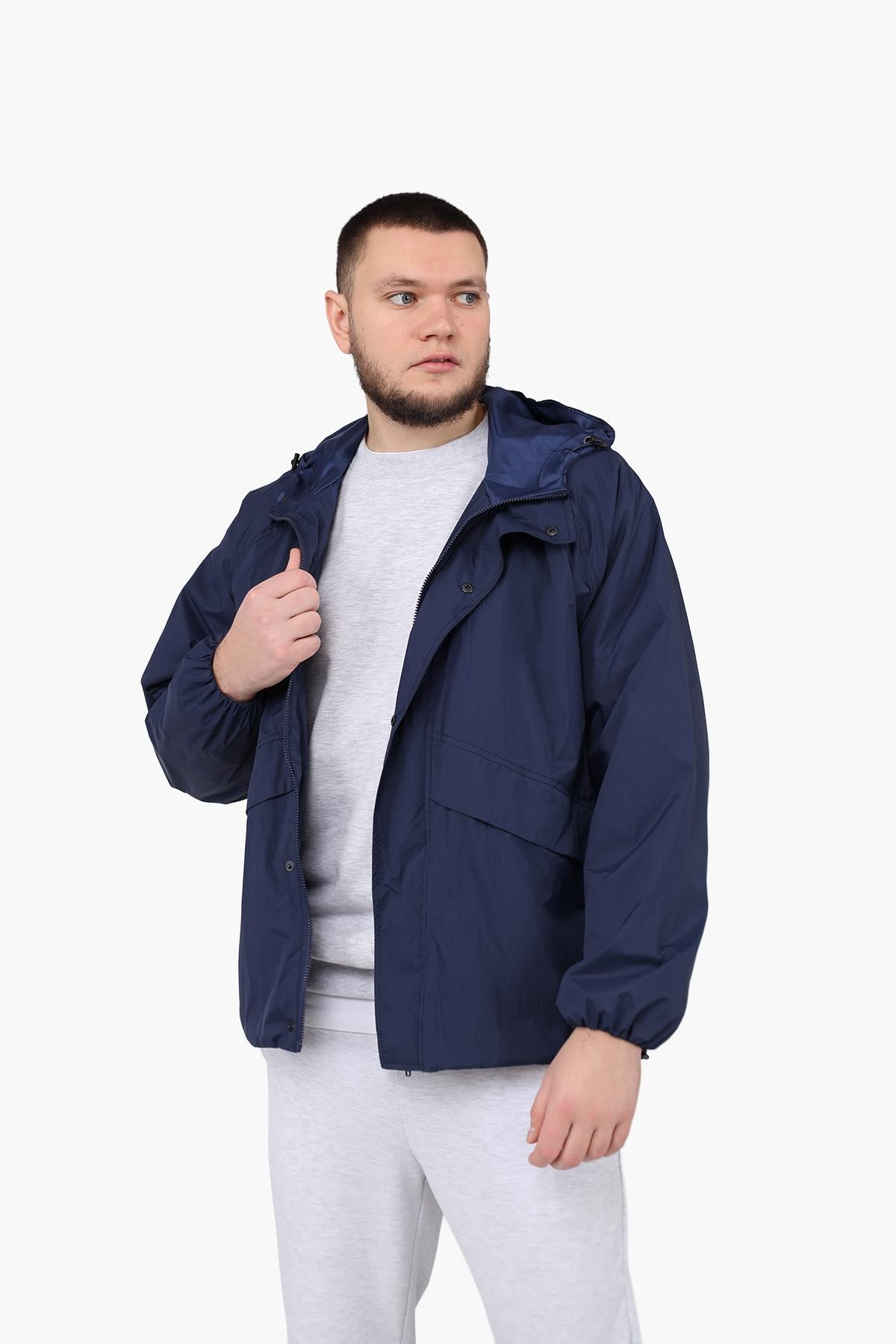 Ветровка мужская ЦБ-00291113 52 см Синий