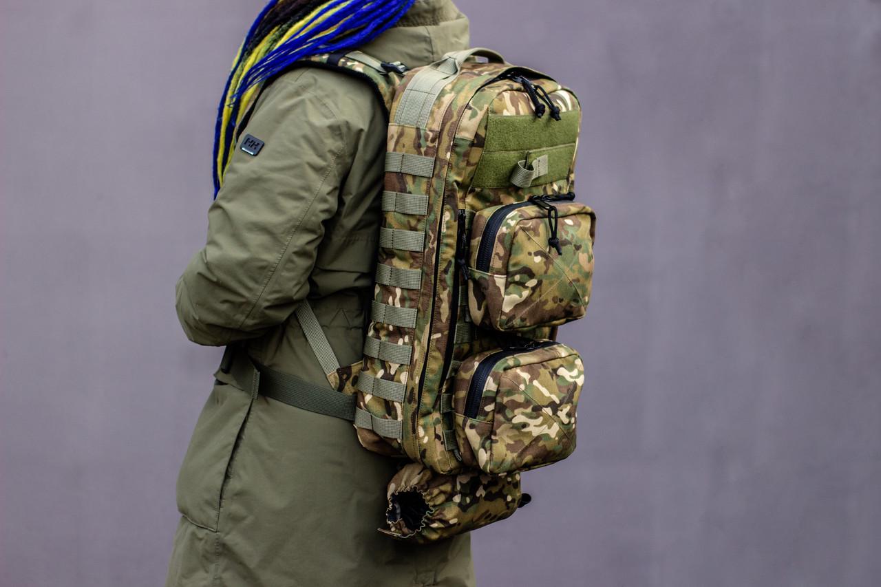 Рюкзак медичний штурмовий Стохід ССО з боксами та ампульницею/2 підсумками/ношами 21 л Мультикам (21209050) - фото 3