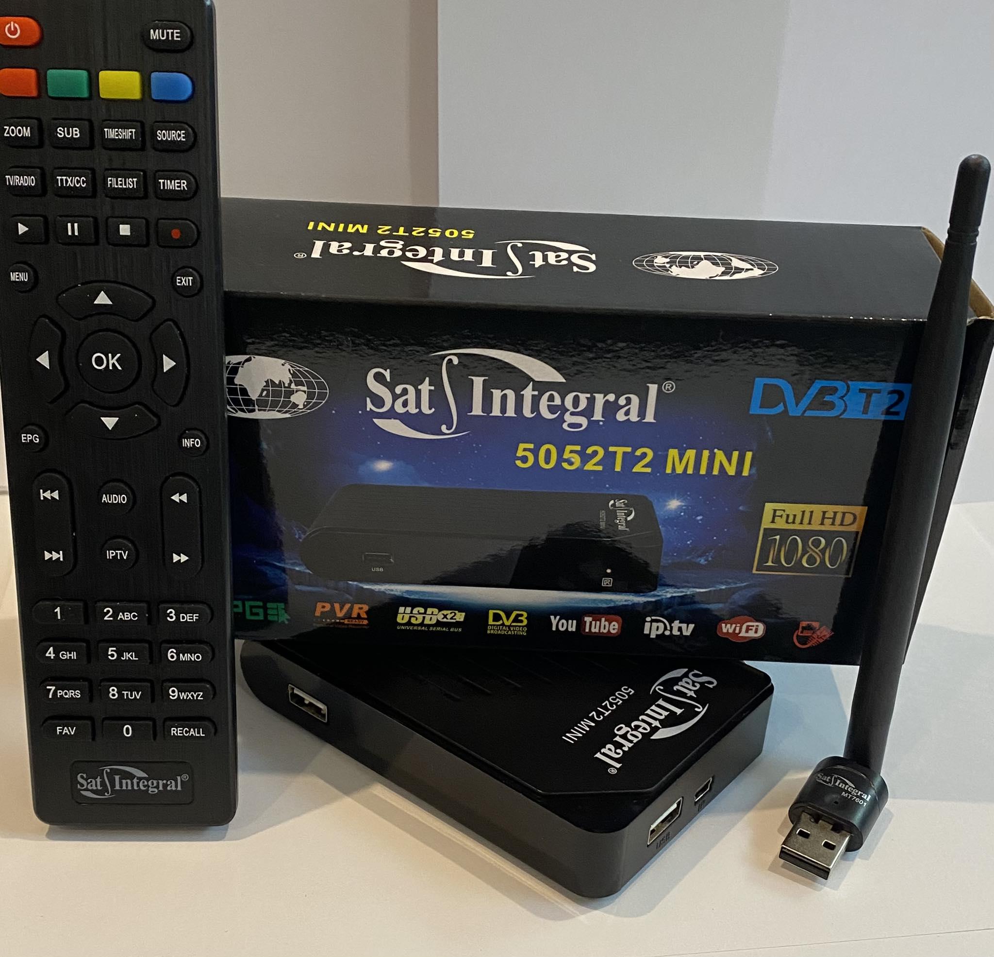 Приставка Т2 приймач DVB-T2 Sat Integral 5052 mini тюнер YouTube IPTV Wifi адаптер - фото 4