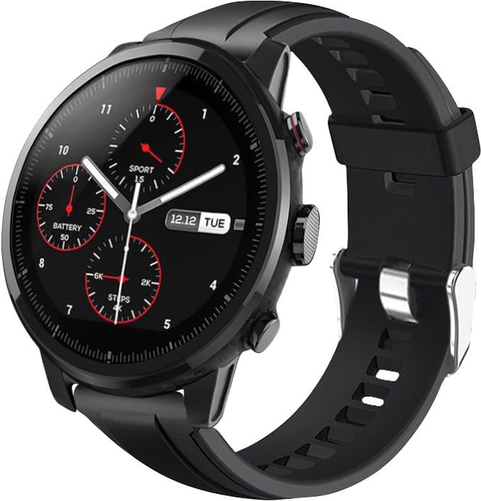 Ремешок Coholl для Amazfit Stratos 22 мм Black (16266)