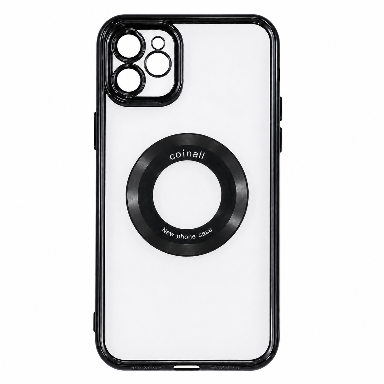 Магнітний чохол XON PhoneCase Magnetic для iPhone 11 (PCMC1111100B 8024) Чорний/Прозорий