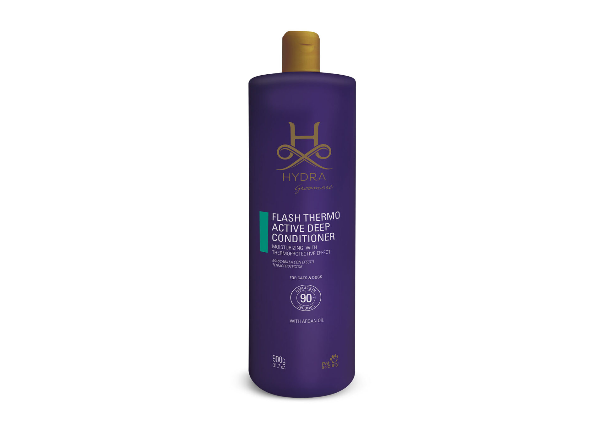 Кондиционер для восстановления шерсти животных Hydra GROOMERS Flash Thermo Active Deep Conditioner с термозащитой 900 г (24181523)