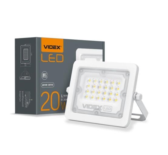 Прожектор Videx VL-F2e-205W LED 20W 5000K 220V White (480376)