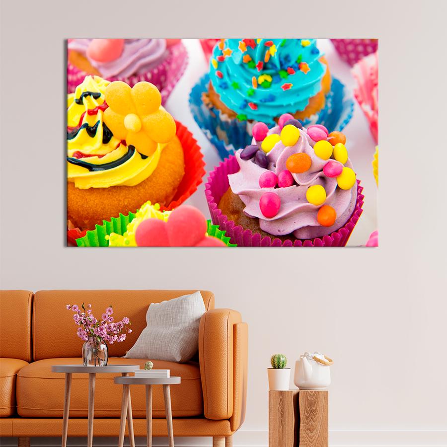 Настенний декор Праздничные кексы 120x80 см (A531-1)