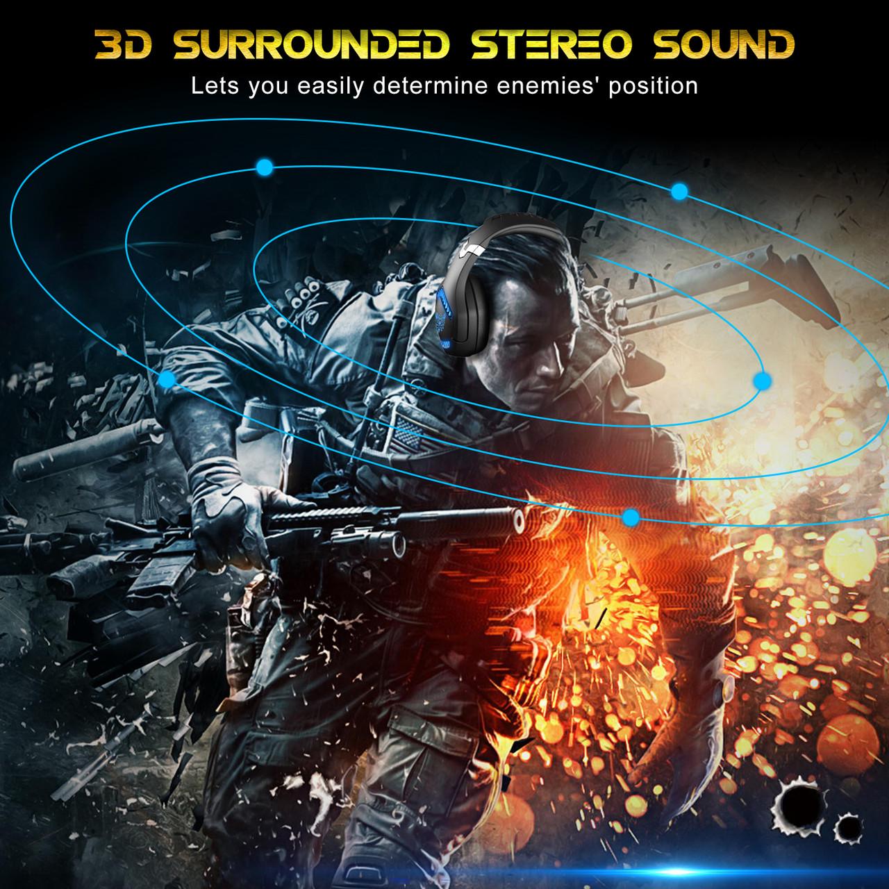 Наушники игровые ONIKUMA K1 Pro с LED подсветкой/микрофоном Красный - фото 6 Наушники игровые ONIKUMA K1 Pro с LED подсветкой/микрофоном Красный - фото 6