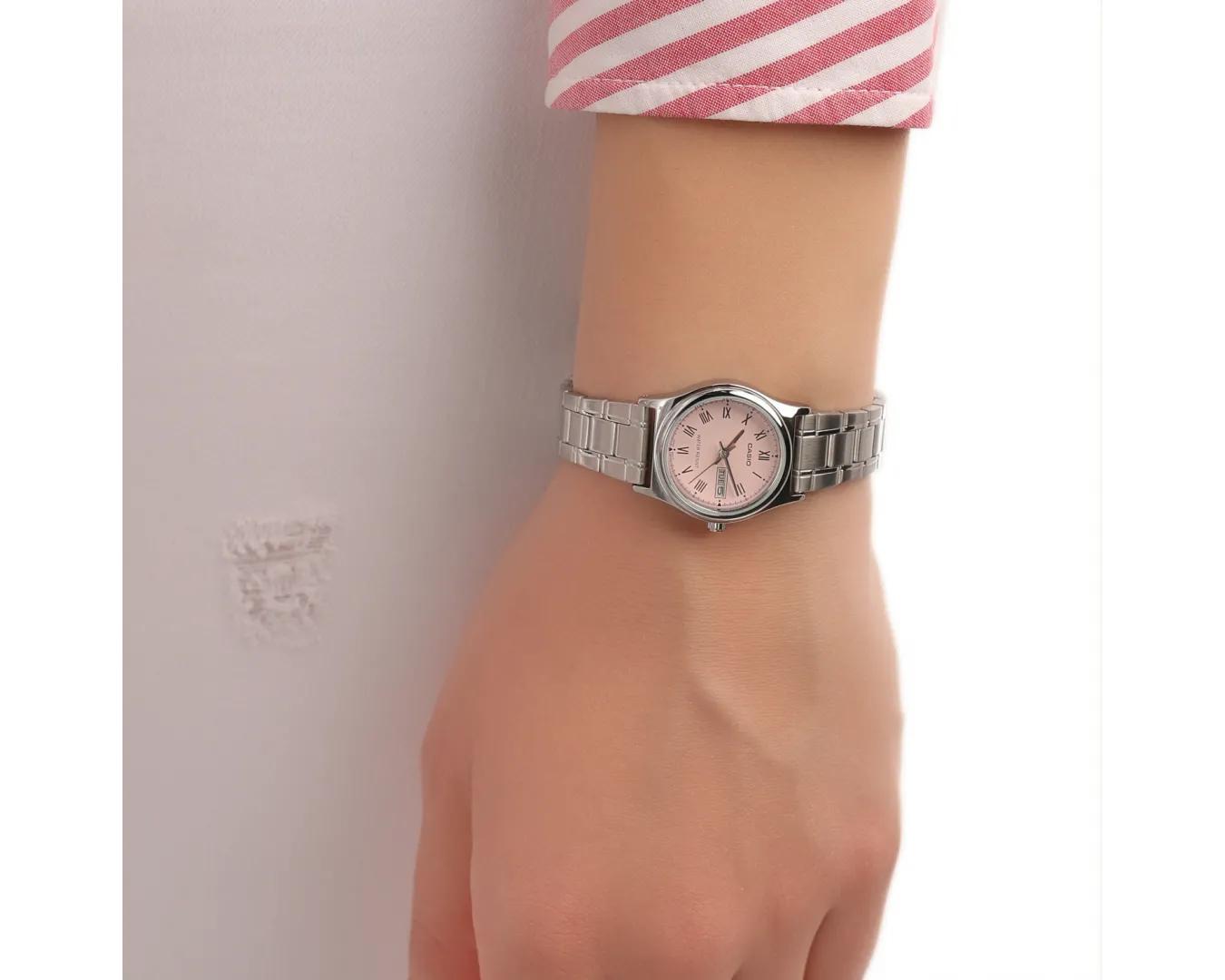 Наручний годинник жіночий Casio LTP-V006D-4BUDF - фото 2 Наручний годинник жіночий Casio LTP-V006D-4BUDF - фото 2