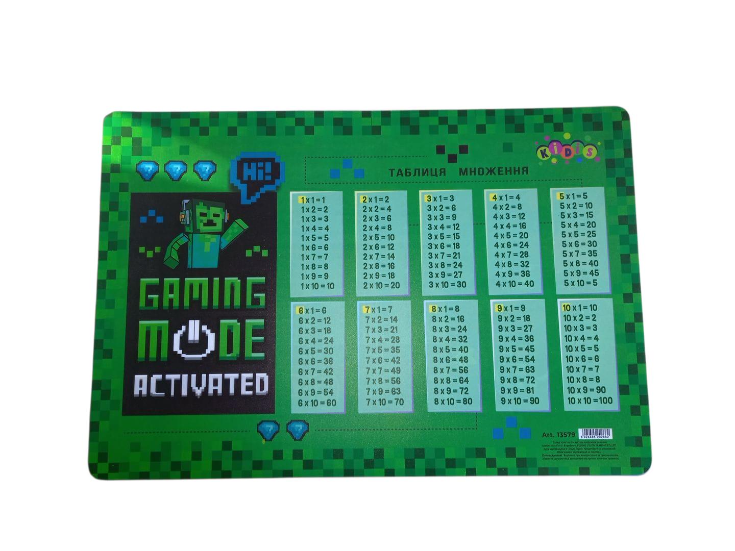Килимок для дитячої творчості Зелений з крипером (28839284)