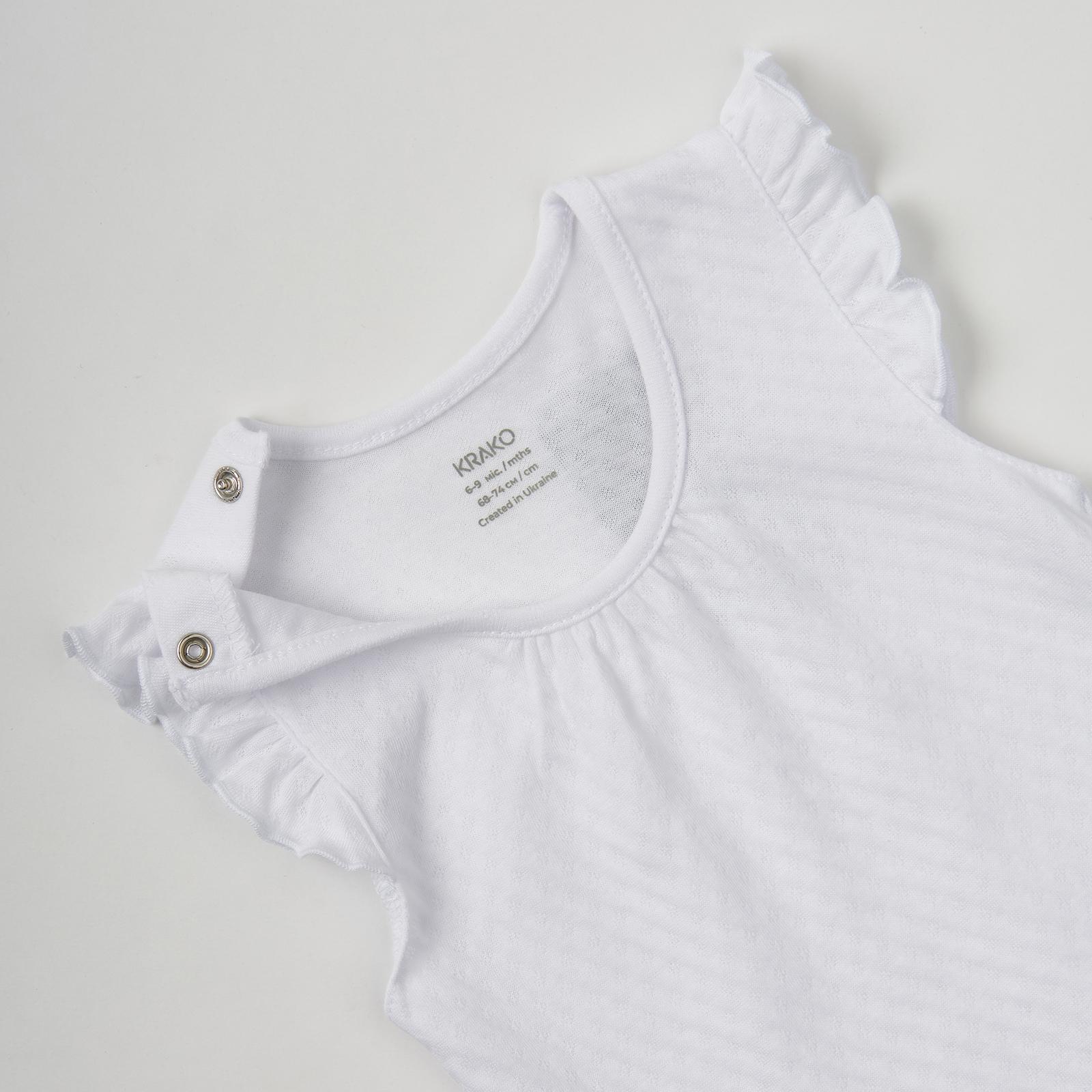 Боди с коротким рукавом Ромб 9-12 мес. 74-80 см Белый - фото 4 Боди с коротким рукавом Ромб 9-12 мес. 74-80 см Белый - фото 4