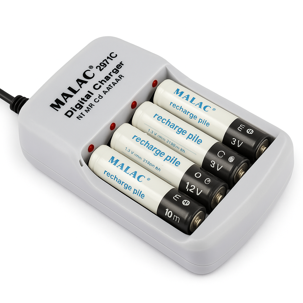 Зарядное устройство Jiabao Digital Charger JB-212 100 мА/4 с АА аккумуляторами (501359)