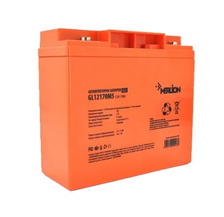 Аккумуляторная батарея для ИБП GEL Merlion GL12170M5 12V 17Ah M5 Orange (27918605)