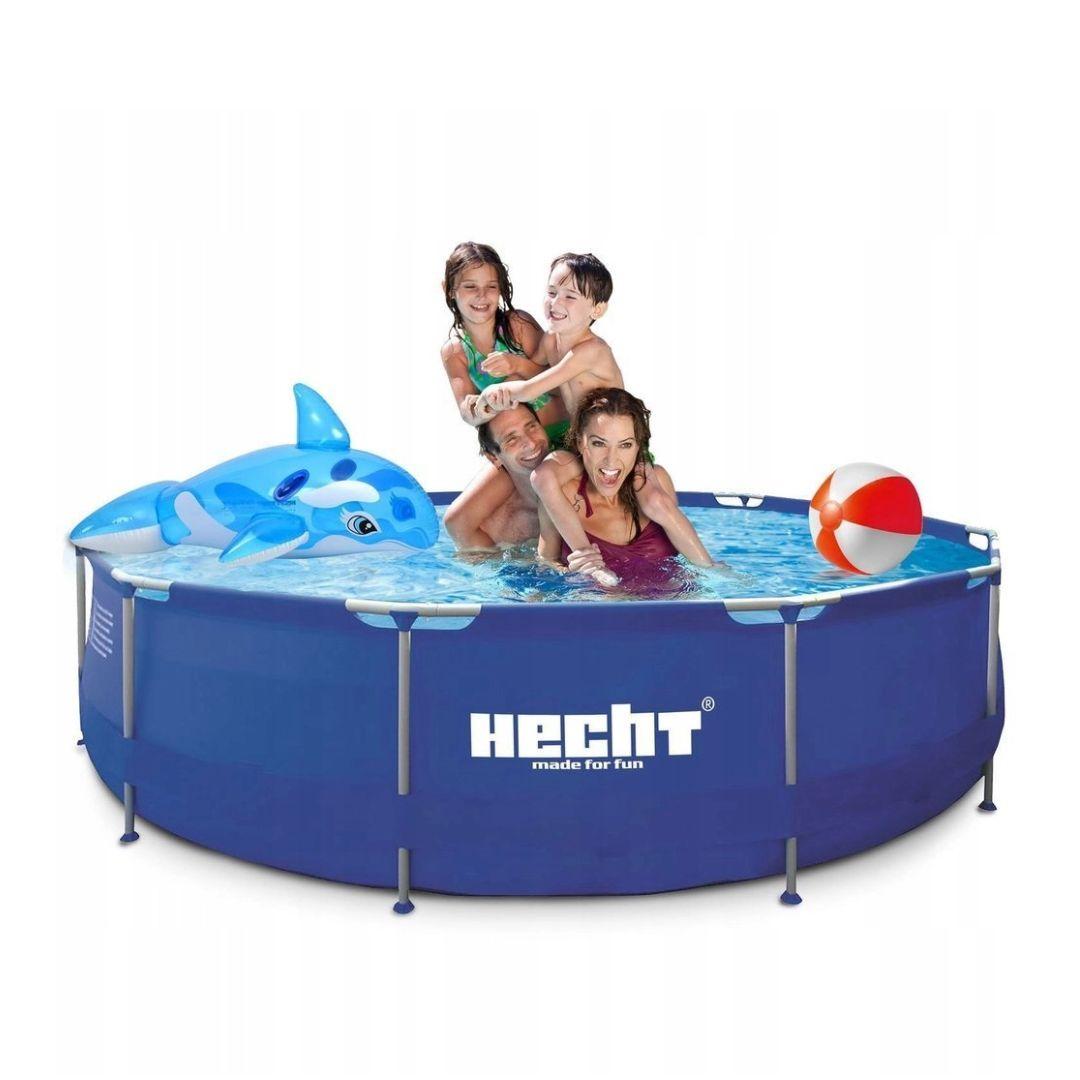 Бассейн каркасный круглый HECHT 3690 Bluesea 360х76 см 6125 л (17383) - фото 6