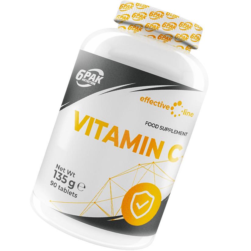 Витамин C для спорта 6PAK Nutrition Vitamin C 1000 мг 90 Tabs