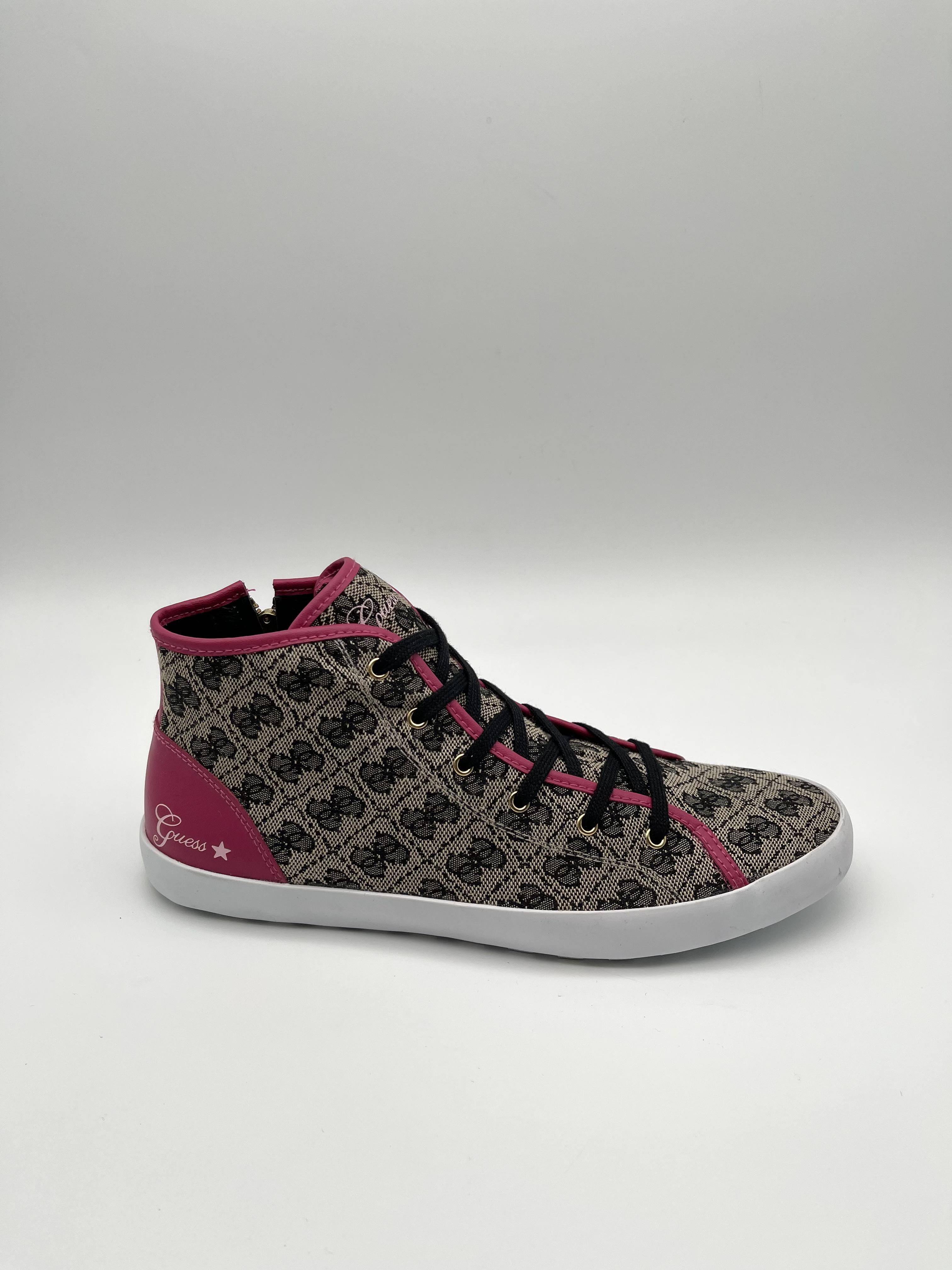 Кеды женские Guess 447W р. 40 Бежевый/Розовый