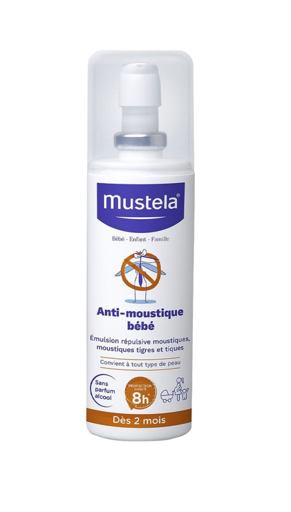 Спрей от комаров и клещей Mustela Anti-Moustique Bebe 100 мл (26841215)