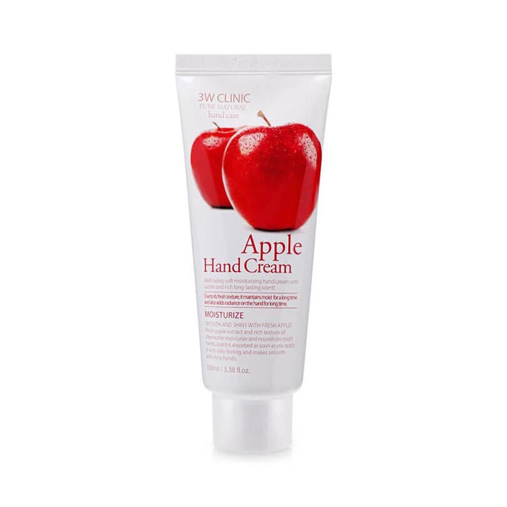 Крем для рук зволожуючий 3W Clinic Apple Hand Cream Яблуко 100 мл (1495617169)