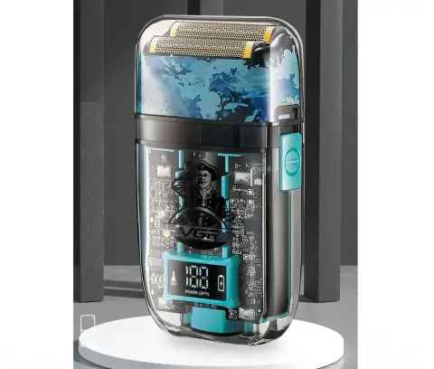 Електробритва VGR V-352 шейвер подвійне лезо IPX5 LED Display - фото 5