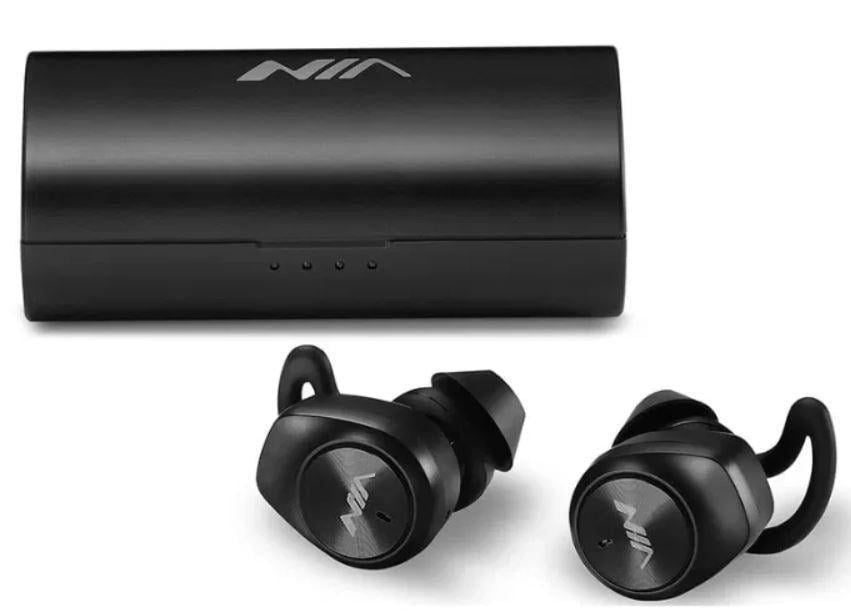 Наушники Bluetooth NIA NB710 с кейсом Черный