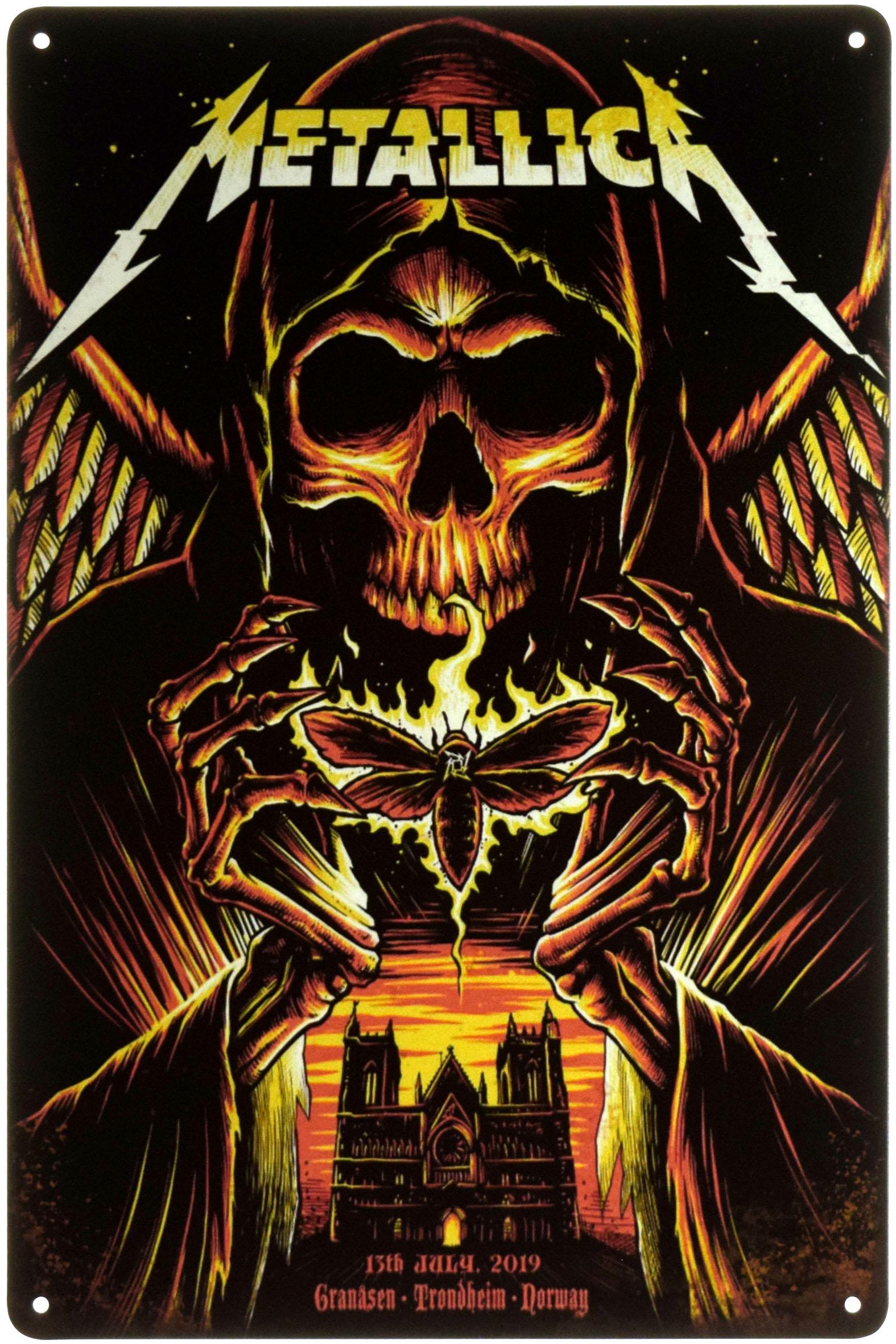 Табличка металева Metallica 13th July 2019 20x30 см