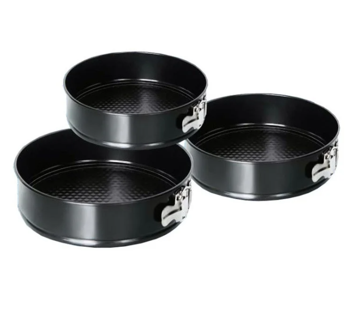 Набор разъемных форм для выпечки Benson BN-1032 с зажимами 3 шт