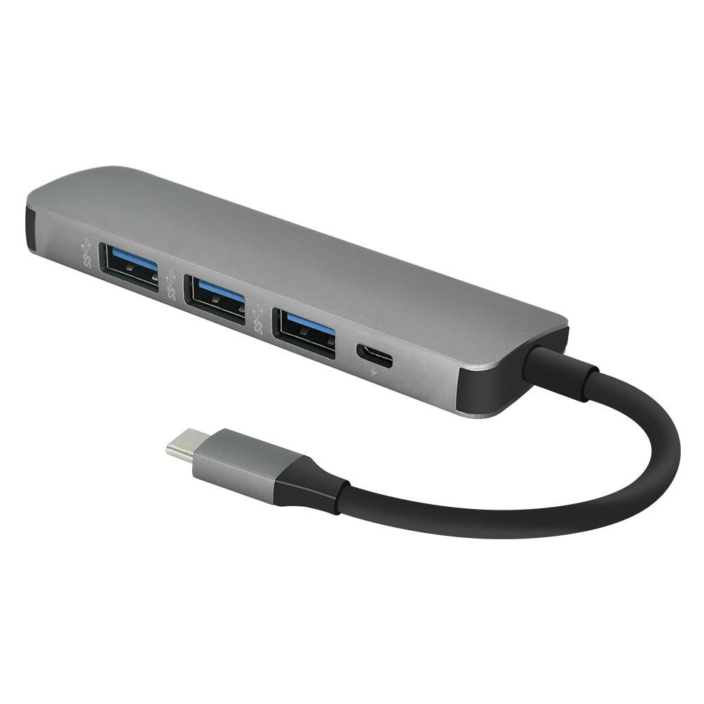 USB Type-C разветвитель/хаб Digital Lion MH-03 на 4 порта USB 3.0 + MicroUSB для ноутбука - фото 2