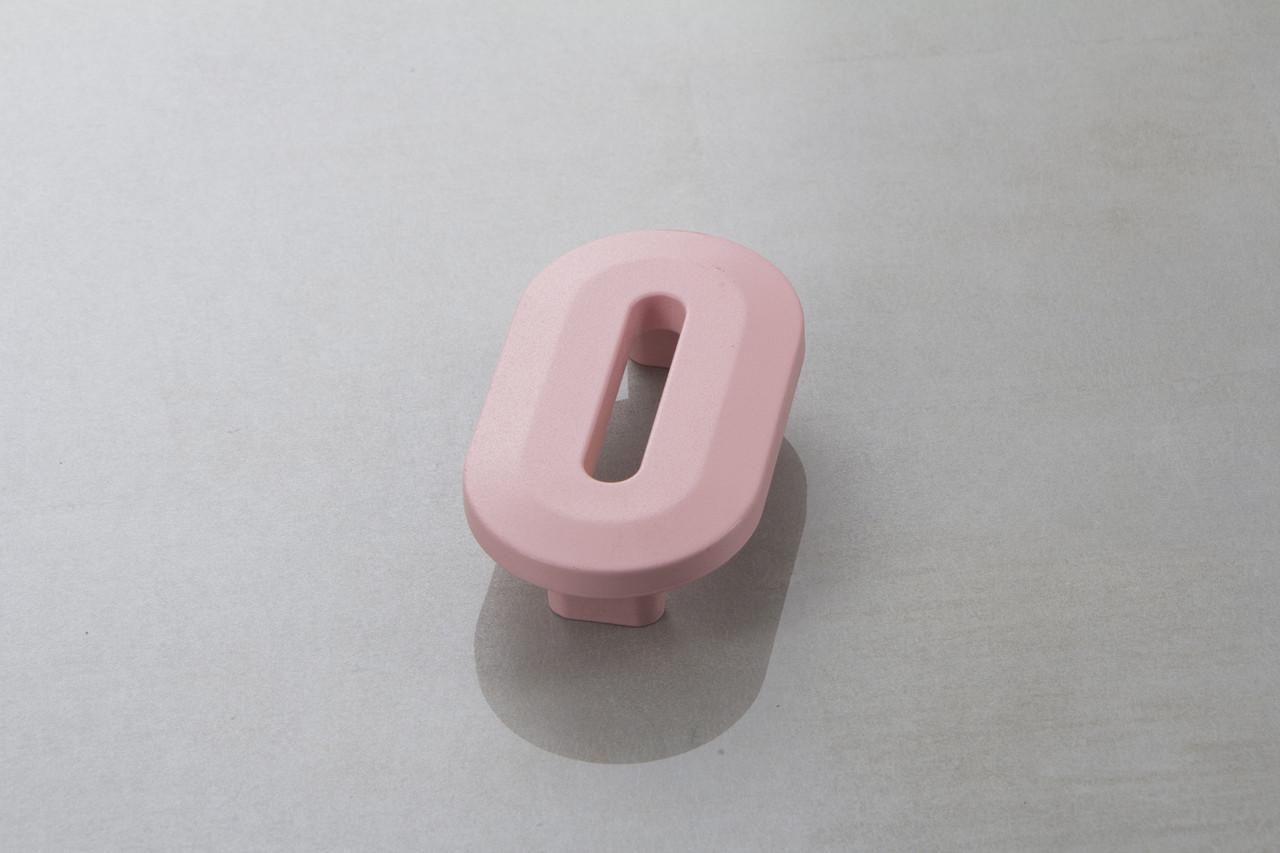 Меблева ручка Poliplast цифра нуль РП-0 Рожевий світлий матовий (16208) - фото 1 Меблева ручка Poliplast цифра нуль РП-0 Рожевий світлий матовий (16208) - фото 1