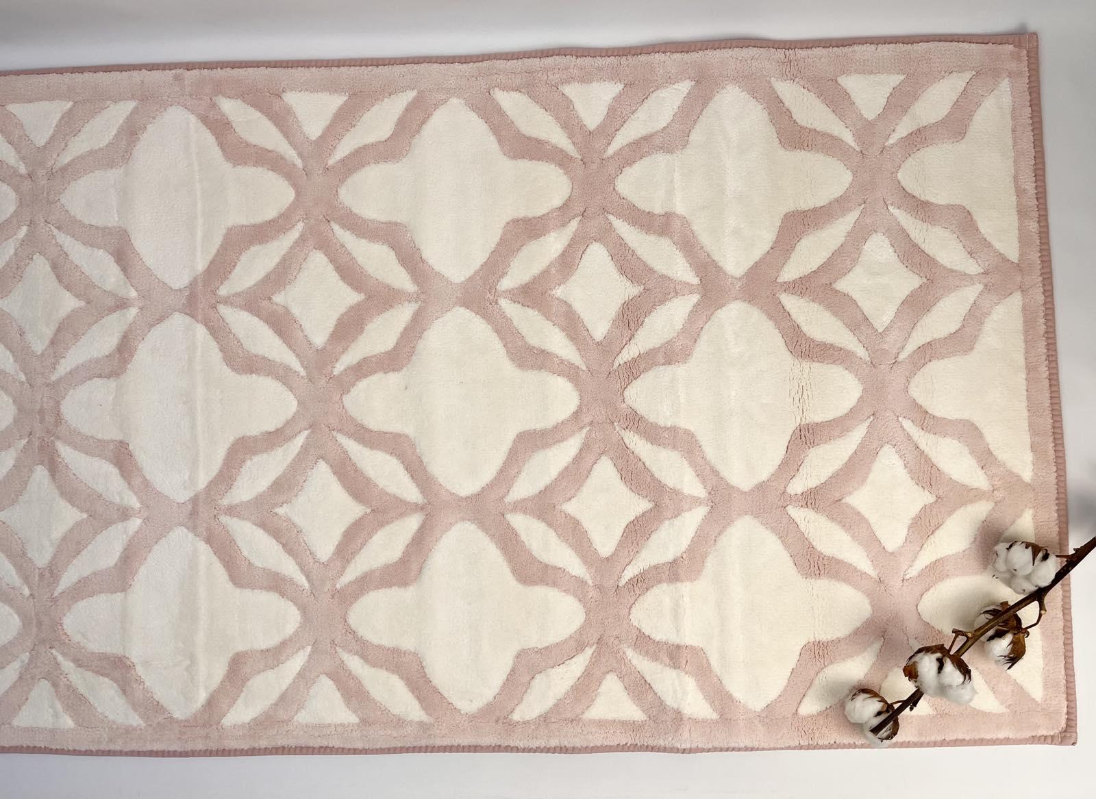 Коврик Maison D'or Barnella 70x120 cм Karo/Pudra/Krem