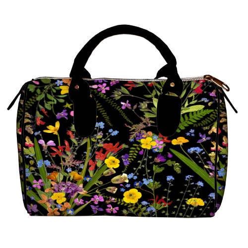 Сумка бочонок Presentville Barrel Bright wildflowers (SB 21M004 BL)