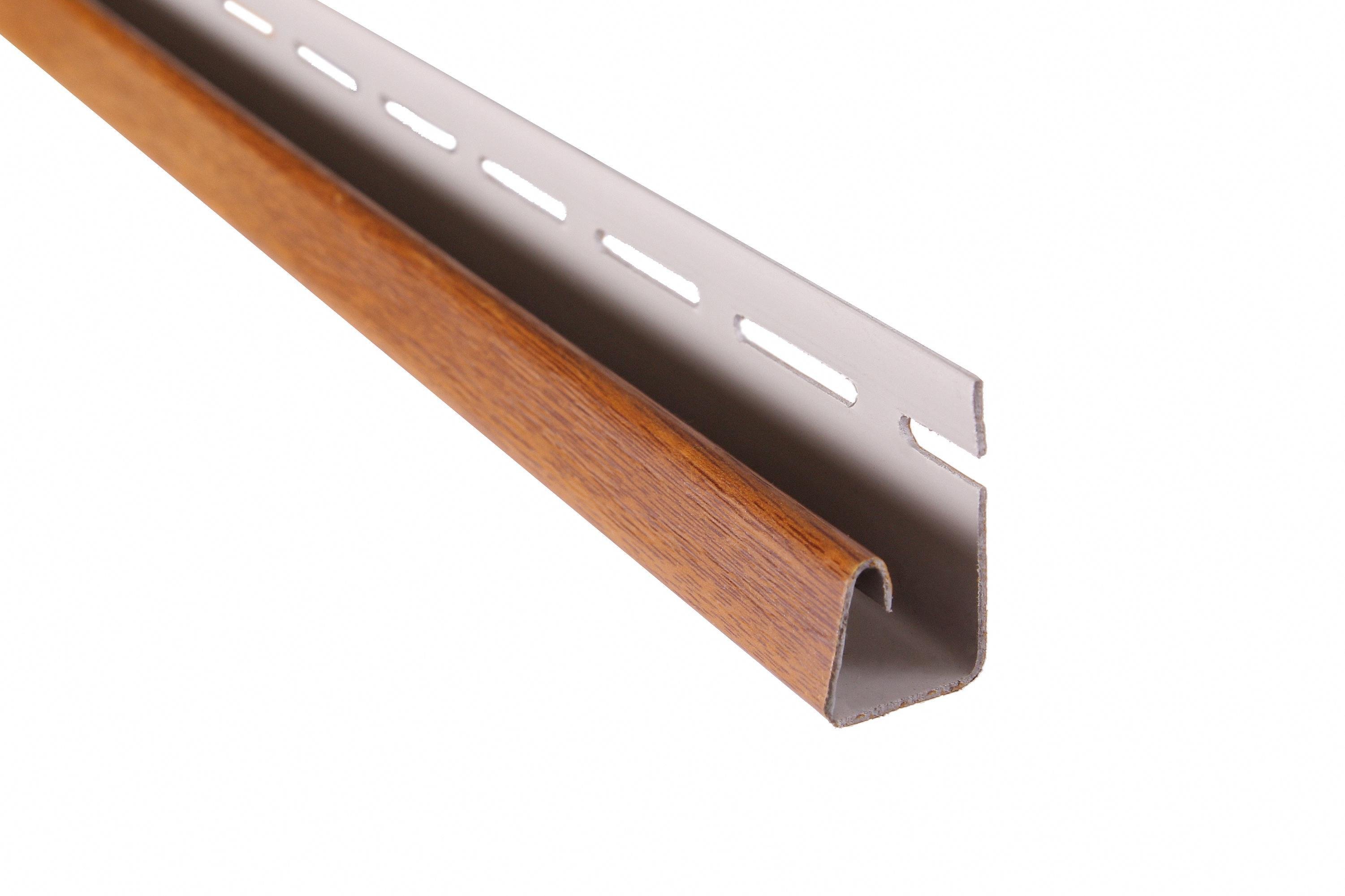 Планка для софіту J-trim Asko NEO під дерево Золотий дуб (345400117)