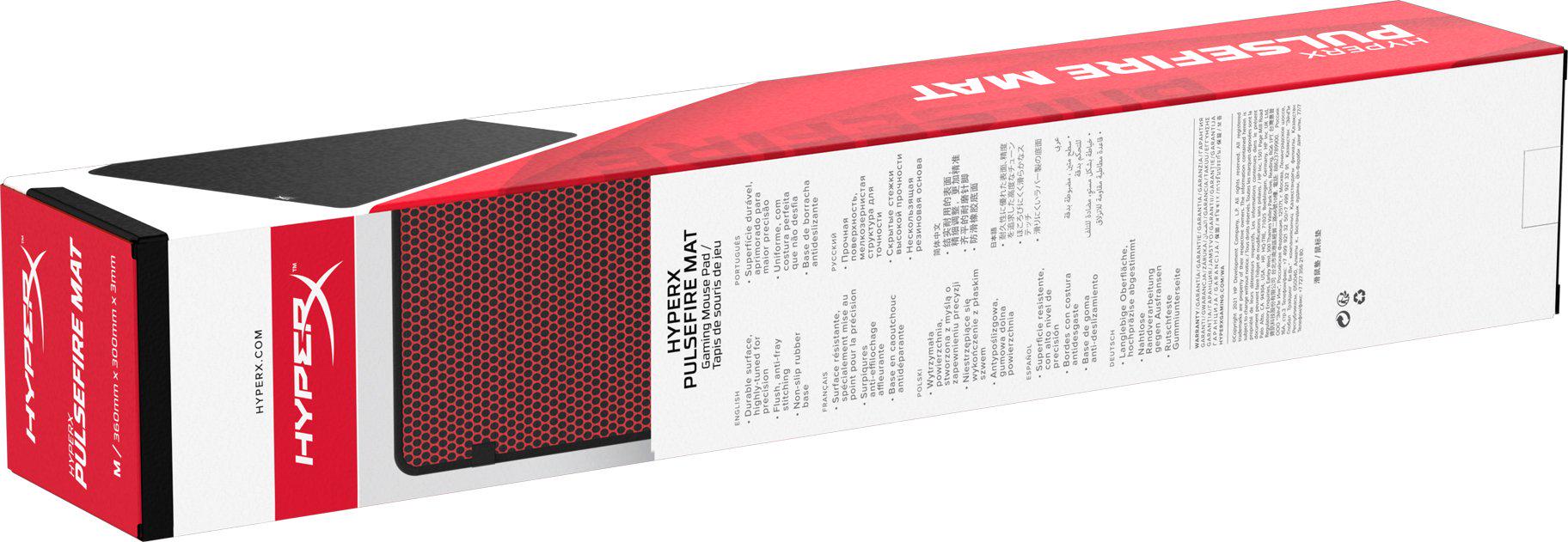 Килимок для миші HyperX Pulsefire Mat нековзна основа M 360x300x3 мм Чорний (629120) - фото 8