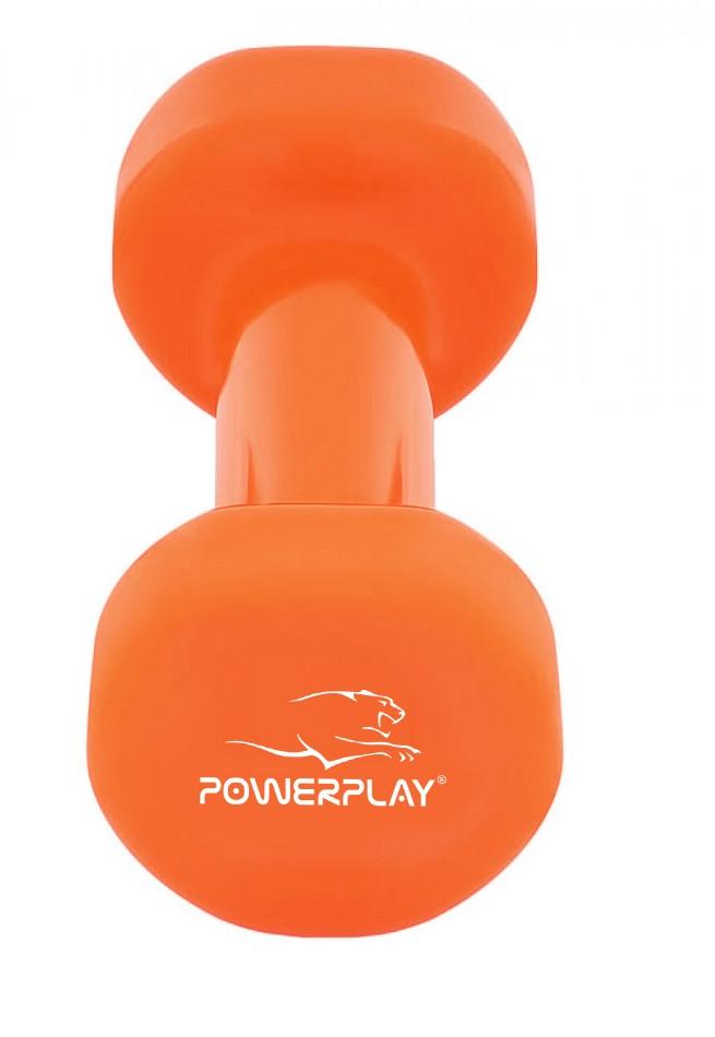 Гантель виниловая PowerPlay 4125 Achilles 4 кг Оранжевый - фото 3